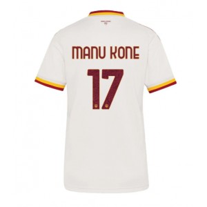 AS Roma Manu Kone #17 Jalkapallovaatteet Naisten Vieraspaita 2026-27 Lyhythihainen